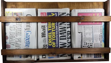 wall mounted newspaper box